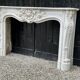 Remarkable Louis XV Style Fireplace In White Carrara Marble Circa 1880