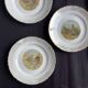 Set of 5 Moulin des Loups flat plates