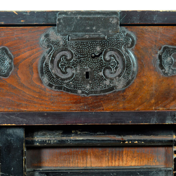 Commode japonaise Tansu, vers 1890