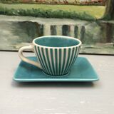 4 vintage ceramic coffee mugs edited by lbvyr circa