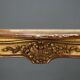 Petite table ancienne style baroque en bois sculpté, Italie, XIXe siècle