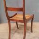 Caned chair from the nineteenth century.