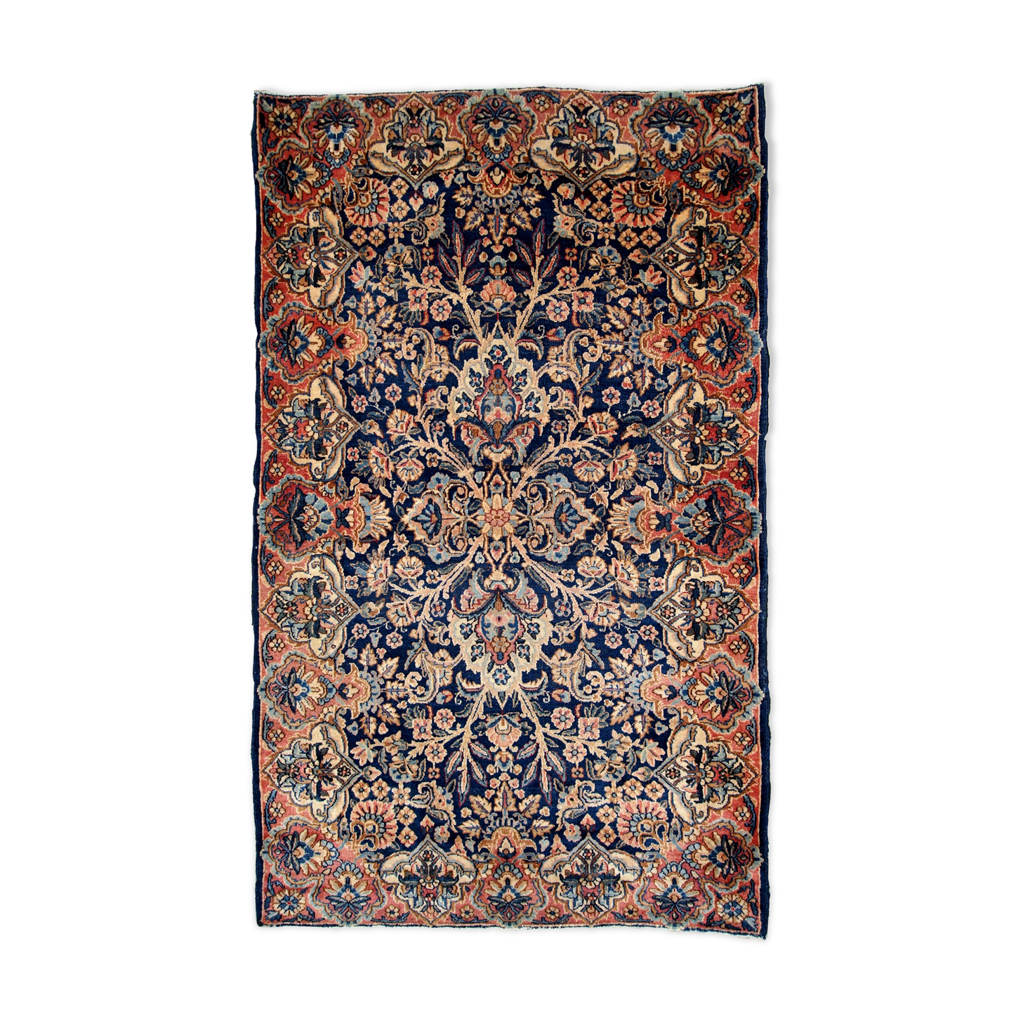 Former carpet persian kerman done hand 94x158cm, 1920