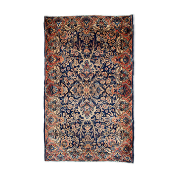 Tapis ancien persan kerman fait main 94x158cm, 1920