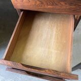Bureau et sa chaise scandinave palissandre