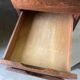 Bureau et sa chaise scandinave palissandre