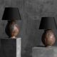 Handcrafted ceramic table lamps, France, 20th century
