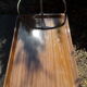 Vintage wheeled serving table