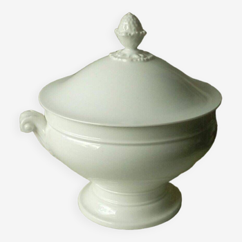 Paris white porcelain tender table early 20th century