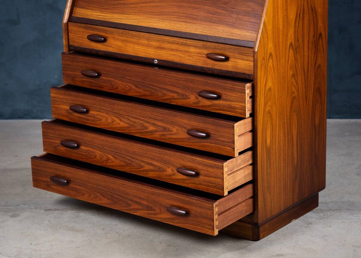 Rosewood Secretary by Dyrlund, Denmark, 1970s