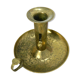 Brass candlestick with rise and fall