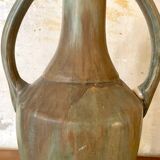 Pair of Gilbert Métenier ceramic amphora-shaped vases