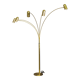 Brass floor chandelier, 70s