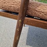 Old Scandinavian boomerang armchair