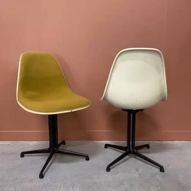Series of 4 “La Fonda” chairs by Charles and Ray Eames for Vitra