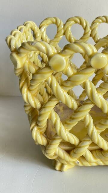Vintage Braided Cache-Pot