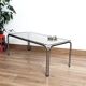 Vintage chrome and smoked glass coffee table