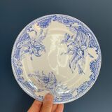Series of 6 flat plates Iron Earth XIXth