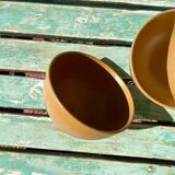 2 vintage stoneware bowls