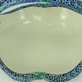 Majolika karlsruhe bowl ceramic basket art nouveau w.süs
