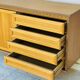 Vintage enfilade in elm from the 1960s.