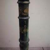 Napoleon III floor lamp in black lacquered wood