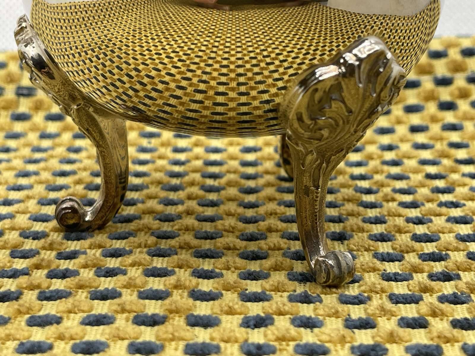 Pot à lait CHRISTOFLE en métal argenté modèle POMPADOUR