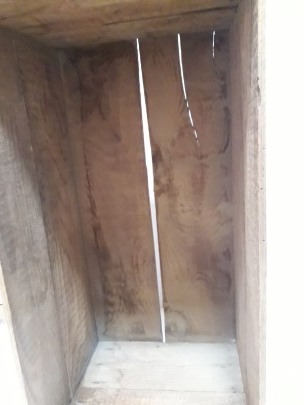 Wooden transport box