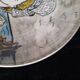 Ceramic Plate Youen Quimper Breton Decor Unique Piece Hand Painted 21,