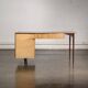 Large desk in walnut burl