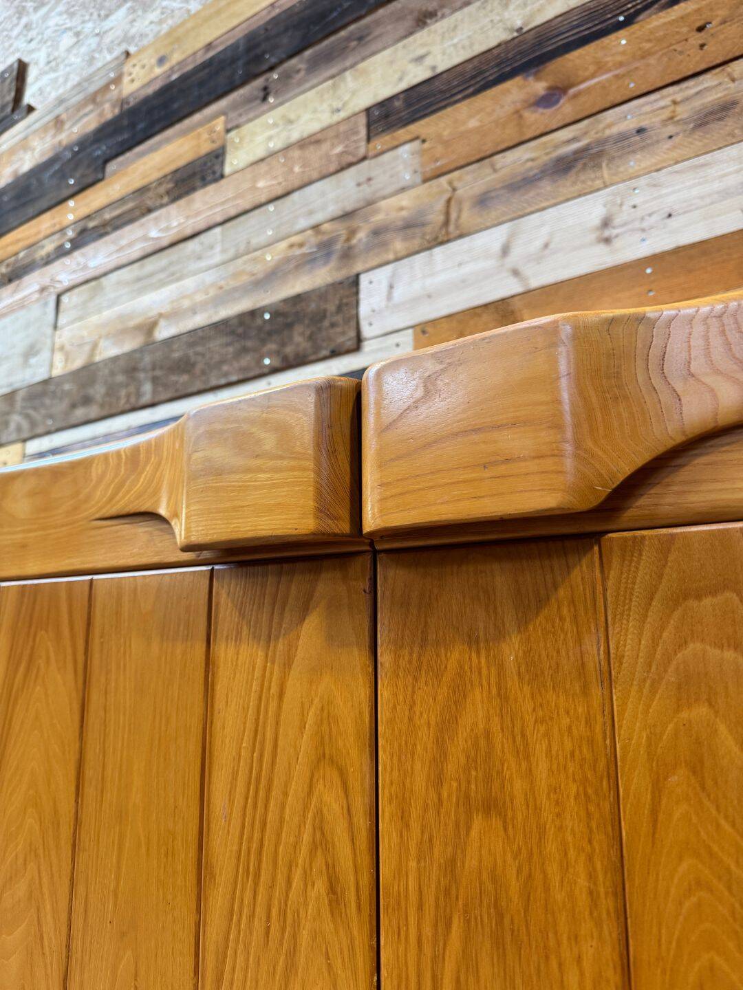 Ornate elm in the style of Maison Regain.