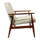 Scandinavian Lounge Chair Bouclè Beige Classic Design