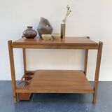 Scandinavian teak bar serving table