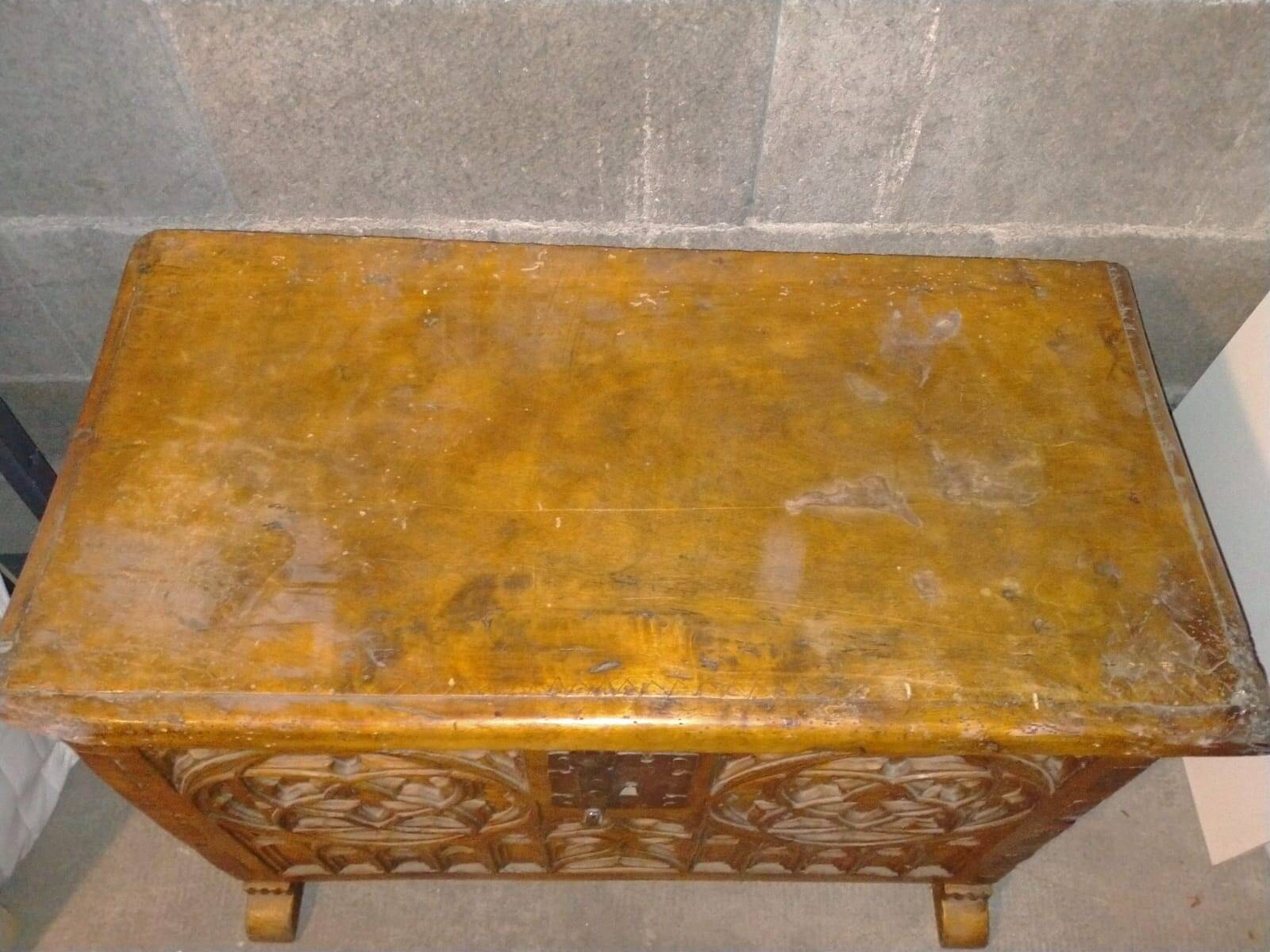 Ancient Gothic chest