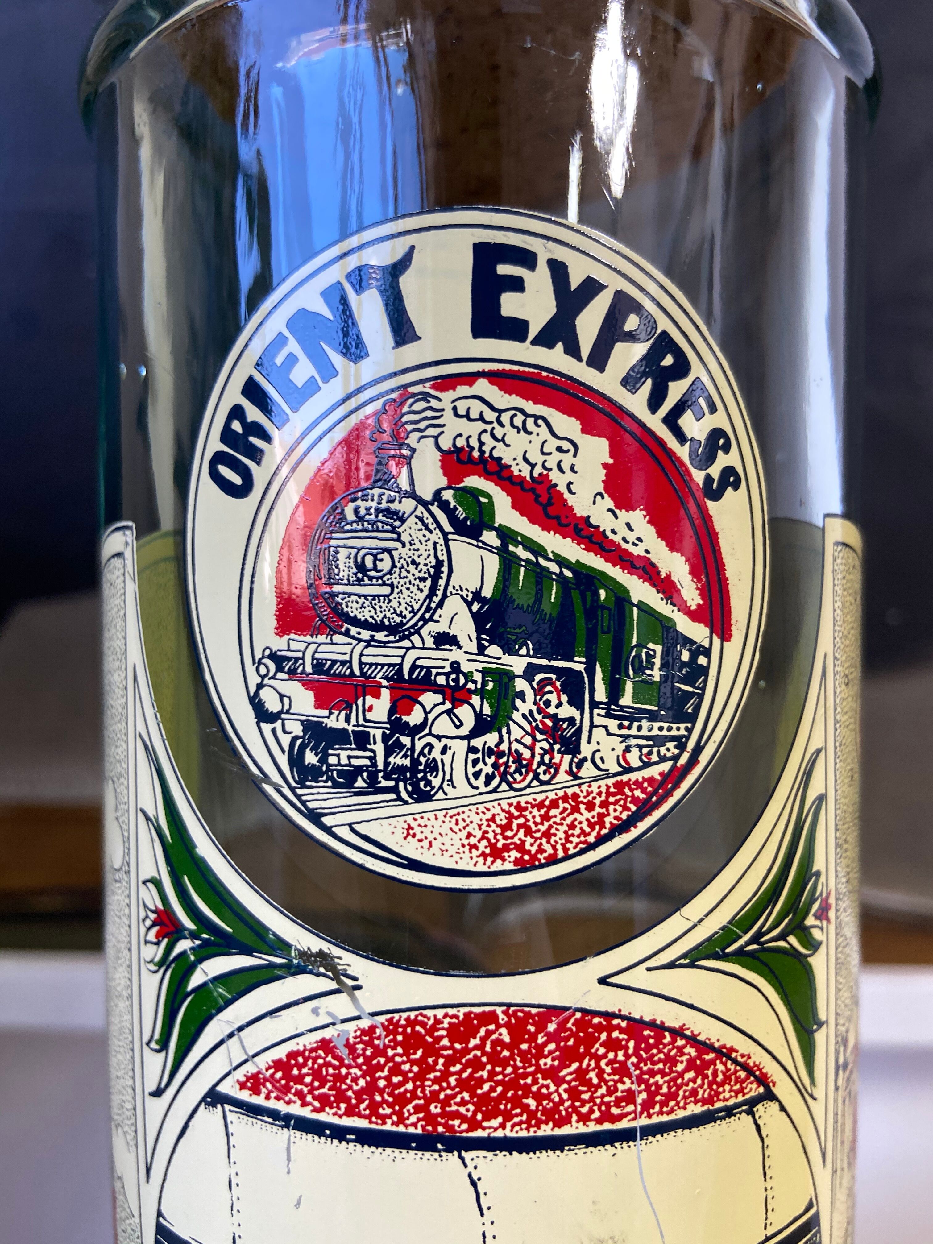Glass jar "Orient Express"