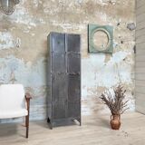 Industrial metal locker room