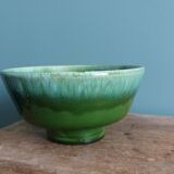 Planter, flower pot in glazed ceramic