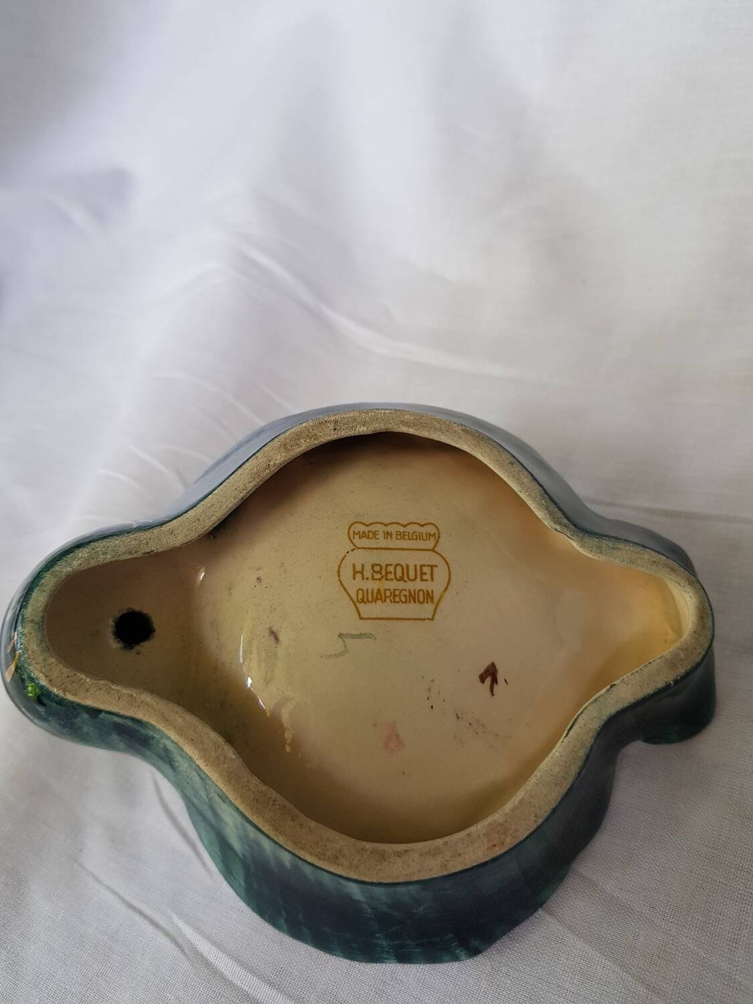 Bijoux dish H. Bequet Quaregnon made in Belgium