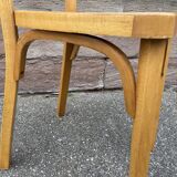 4 Viennese Baumann chairs Curved wood Restaurant Paris bistro