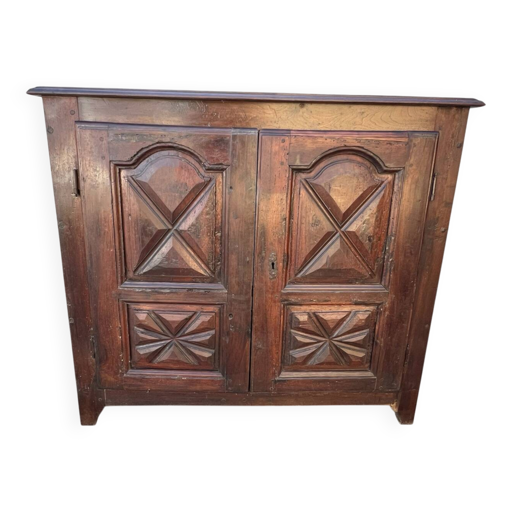 Two-door antique sideboard