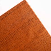 Vintage Scandinavian coffee table 1950s in beech and teak