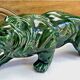 Art Deco lion statue 1930 cracked Saint Clement