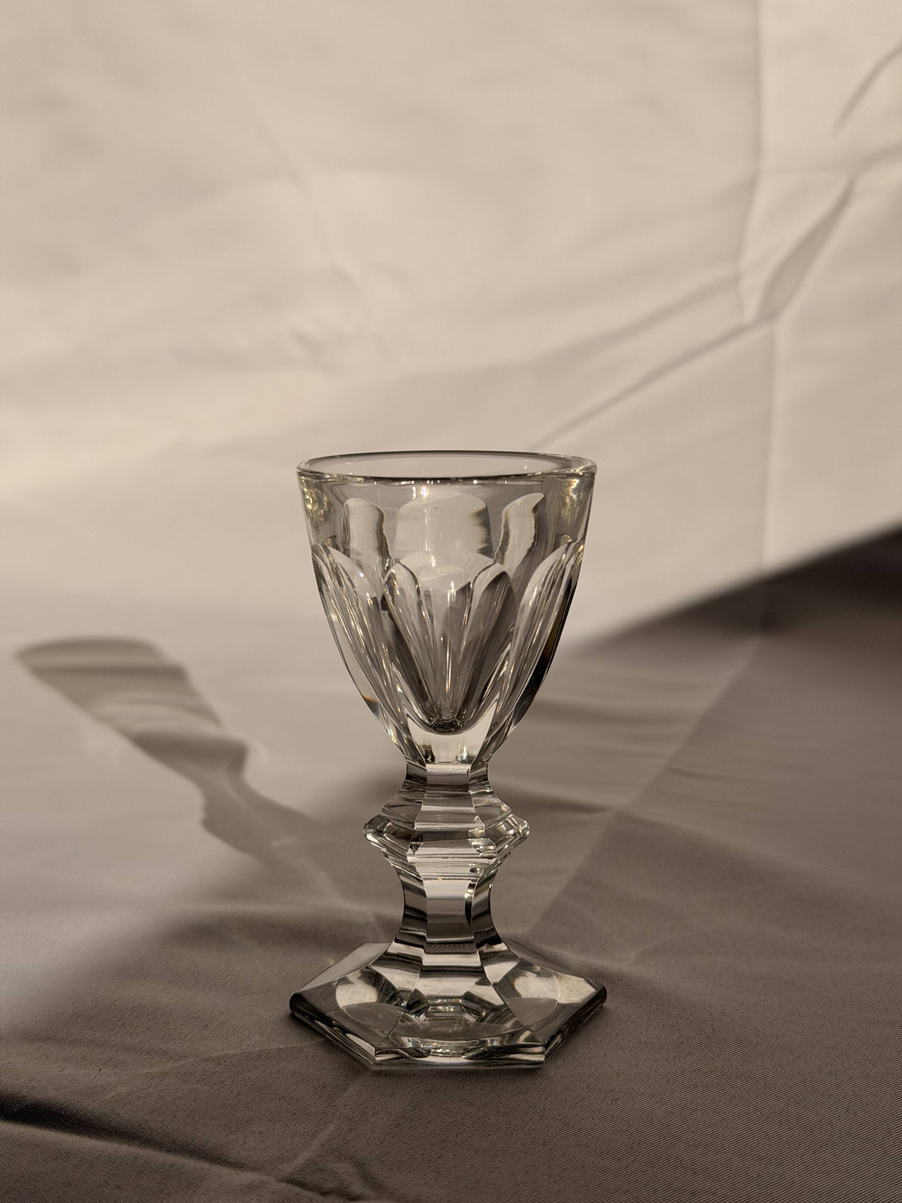 Digestif Service Crystal Baccarat - Harcourt Model (Decanter + 8 Glasses)