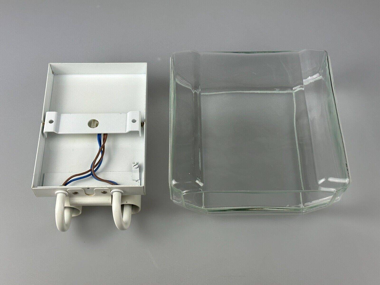 60s 70s wall lamp Glashütte Limburg Germany Glass & Metal Age Design