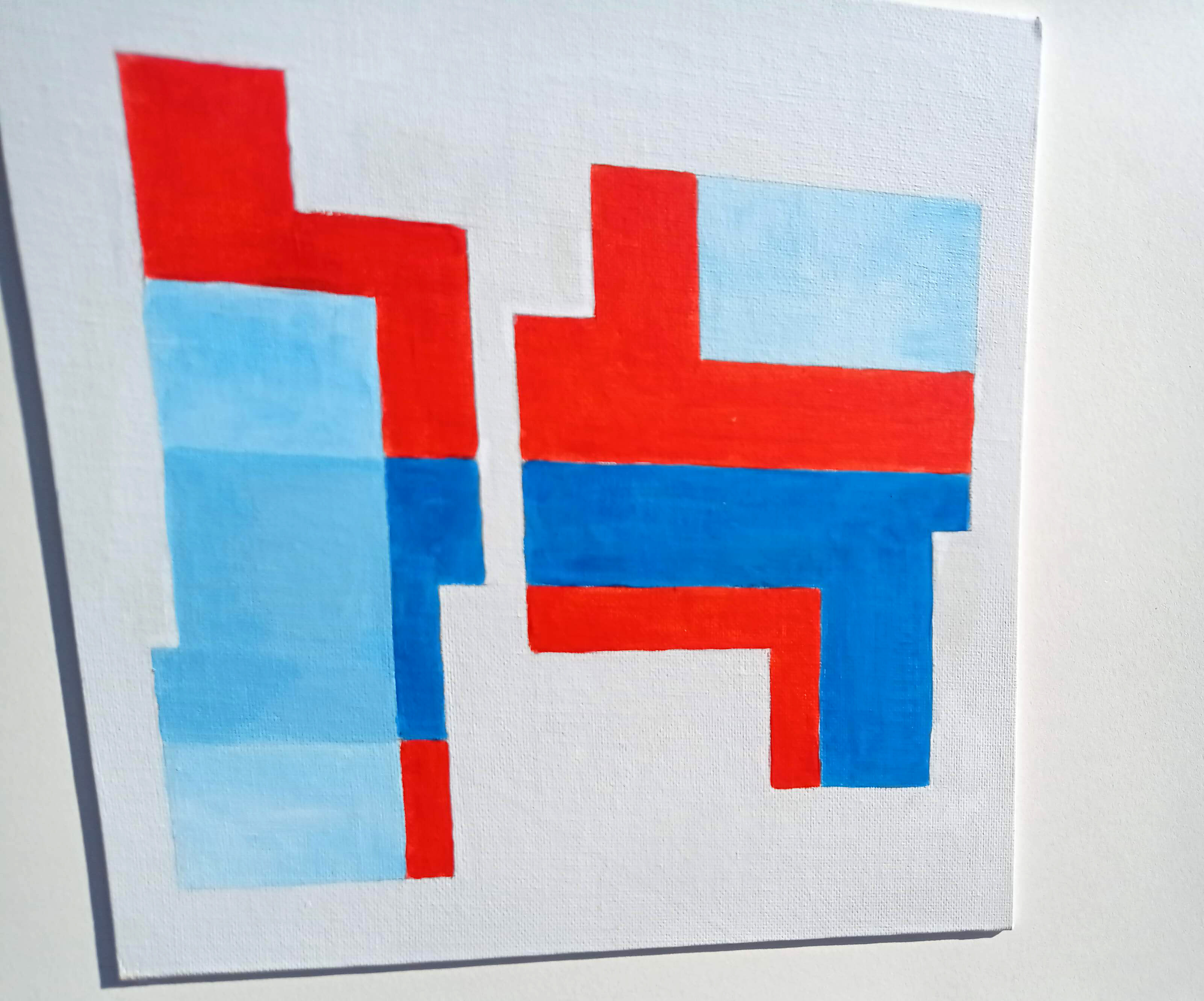 Post minimalist abstract painting