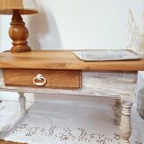 Renovated limed oak coffee table