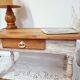 Renovated limed oak coffee table