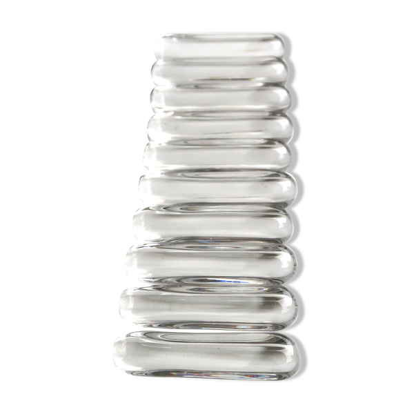Set de 10 porte-couteaux Daum France en cristal, années 60