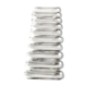 Set of 10 knife rests in a Daum France box, crystal, 1960s.