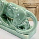 Cracked lioness sculpture art deco 1930 signed odyv